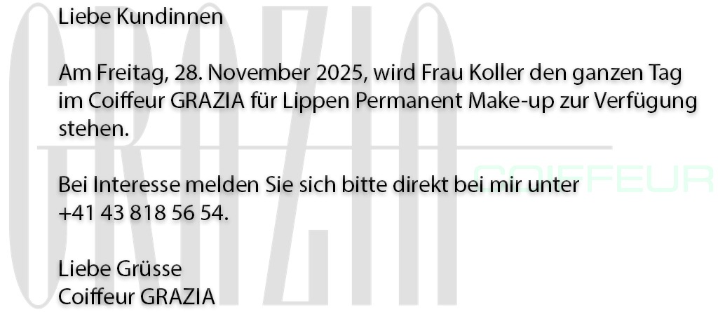 Coiffeur Grazia Zürich